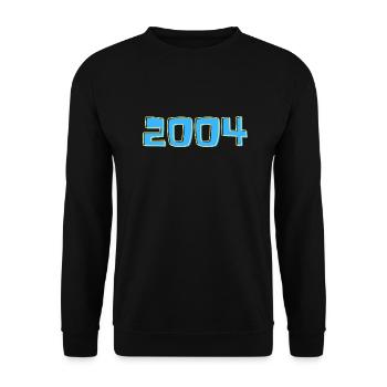 2004 in blue and yellow - Unisex Sweatshirt - black - Front - Alina (178cm) & Michal (187cm)
