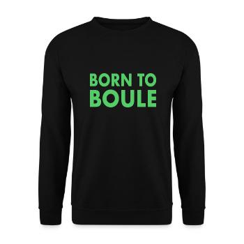 Boule Dire Idée Cadeau Boule Boule - Sweat-shirt Unisexe - noir - Devant - Alina (178cm) & Michal (187cm)