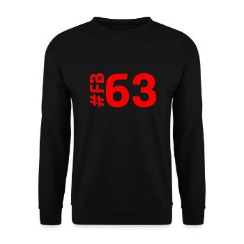 FB63 - Sweat-shirt Unisexe - noir - Devant - Alina (178cm) & Michal (187cm)