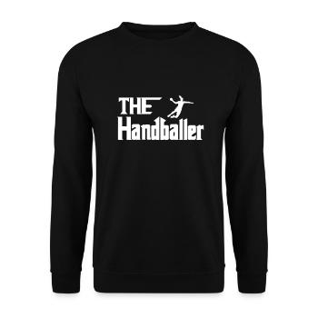 Le joueur de handball - Sweat-shirt Unisexe - noir - Devant - Alina (178cm) & Michal (187cm)