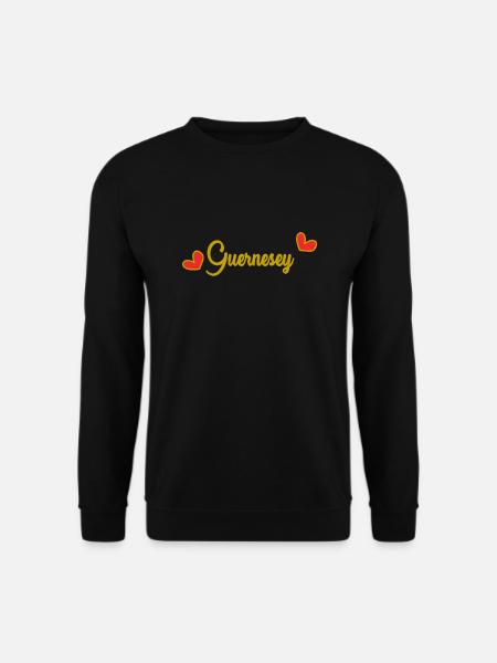 GUERNESEY. ÎLE. ANGLETERRE - Sweat-shirt Unisexe - noir