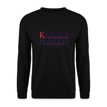 Kamala 2024 - Kamala Harris 2024 For President - Unisex Sweatshirt - black - Front - Alina (178cm) & Michal (187cm)