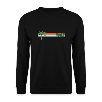 Cadeau pour Paxi - Sweat-shirt Unisexe - noir - Devant - Alina (178cm) & Michal (187cm)