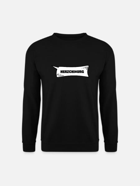 Speech Bubble Cardiac Surgeon - Unisex Sweatshirt - black