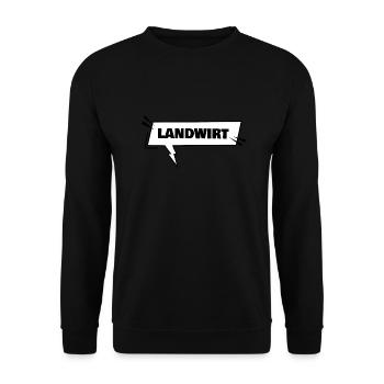Farmer - Unisex Sweatshirt - black - Front - Alina (178cm) & Michal (187cm)