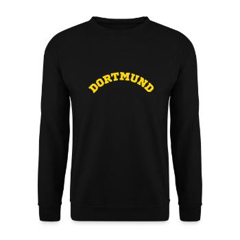 Dortmund - Unisex Pullover - Schwarz - Vorne - Alina (178cm) & Michal (187cm)