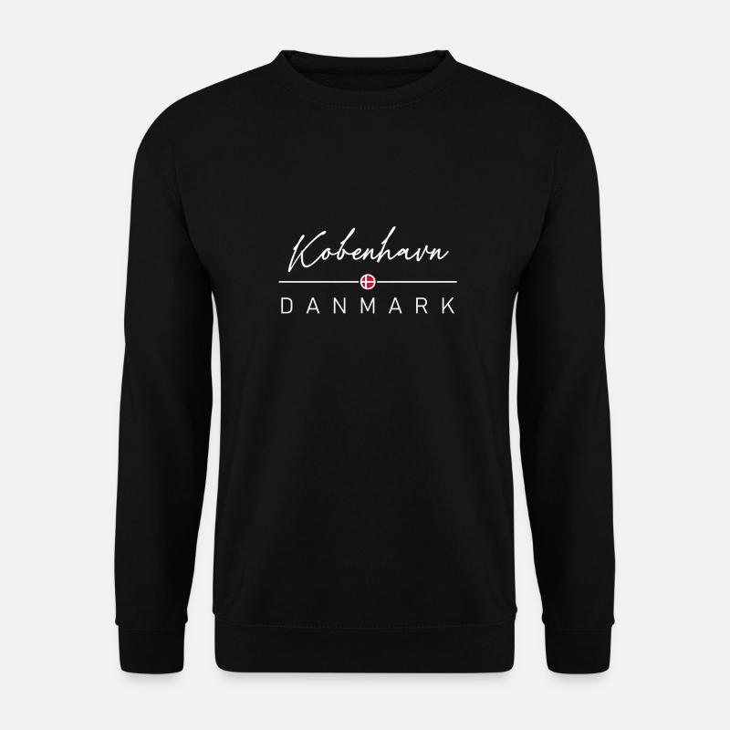 Dänemark - Kobenhavn - Danmark - Denmark - Unisex Pullover - Schwarz