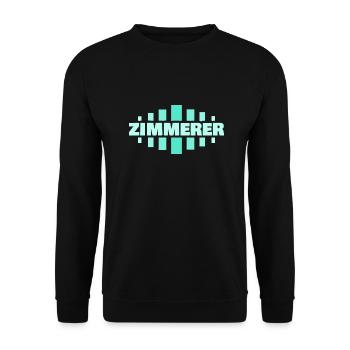 Carpenter as a profession - Unisex Sweatshirt - black - Front - Alina (178cm) & Michal (187cm)