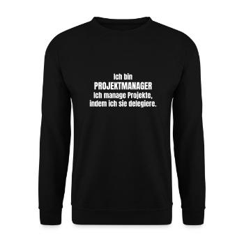 Chefs de projet - Sweat-shirt Unisexe - noir - Devant - Alina (178cm) & Michal (187cm)