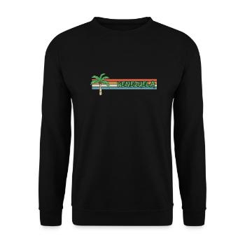 Gift for Venezuela - Unisex Sweatshirt - black - Front - Alina (178cm) & Michal (187cm)