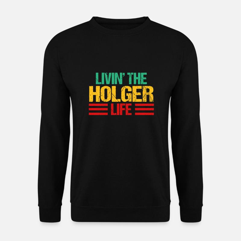 Holger - Unisex Pullover - Schwarz