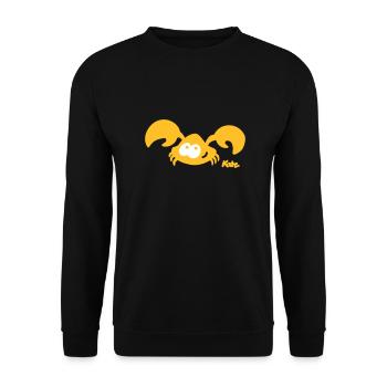 Crabe (2c) - Sweat-shirt Unisexe - noir - Devant - Alina (178cm) & Michal (187cm)
