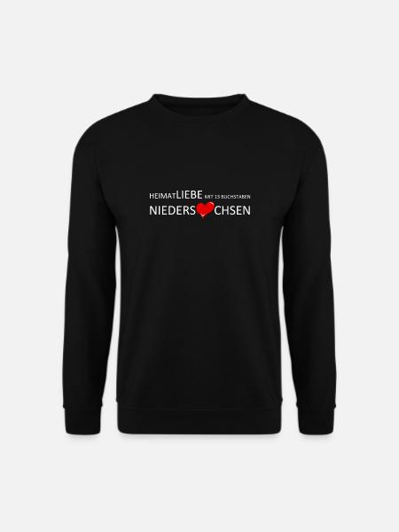Heimatliebe - Niedersachsen - Unisex Pullover - Schwarz