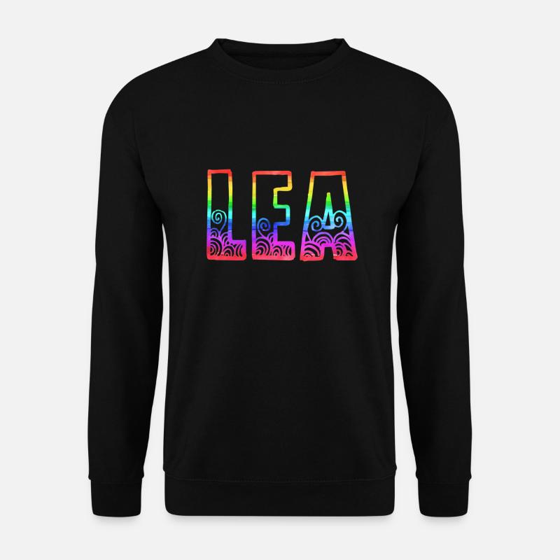 lea rs rainbow - Unisex Sweatshirt - black