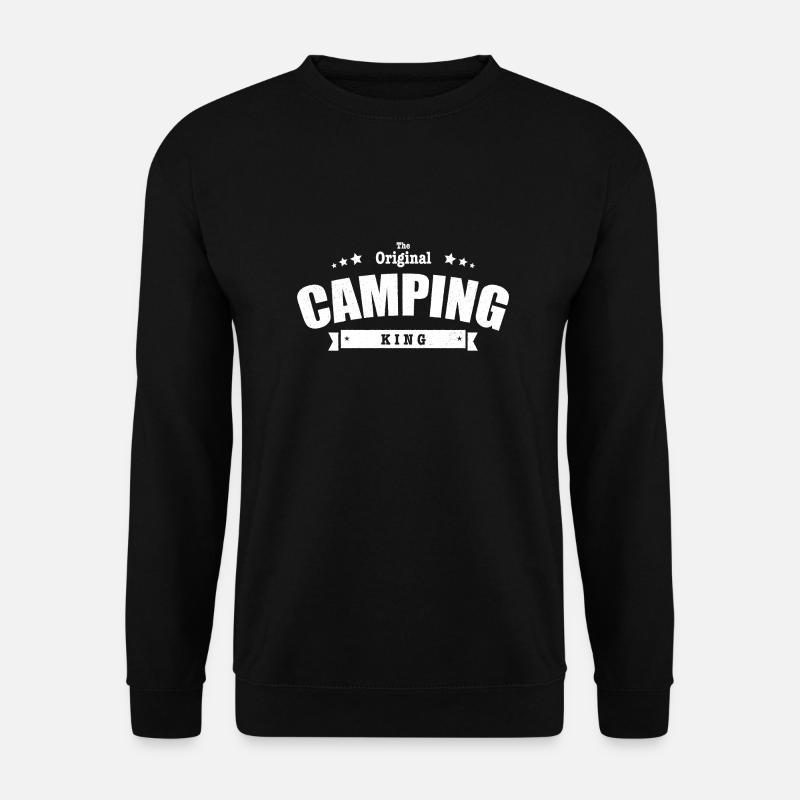 The original camping King - Unisex Pullover - Schwarz