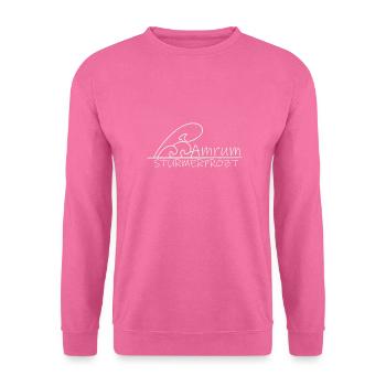 Amrum - testé contre les tempêtes, blanc - Sweat-shirt Unisexe - rose - Devant