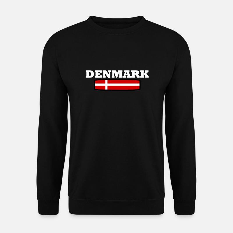 Dänemark - Unisex Pullover - Schwarz