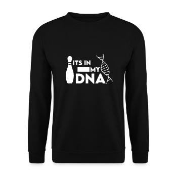 Its in my DNA Bowling sort - Sweat-shirt Unisexe - noir - Devant - Alina (178cm) & Michal (187cm)