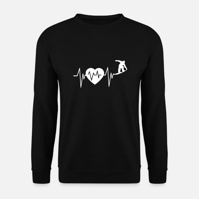 Snowboard Snowboarder - Unisex Pullover - Schwarz