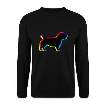 CMYK Irish Glen of Imaal Terrier - Unisex Sweatshirt - black - Front - Alina (178cm) & Michal (187cm)
