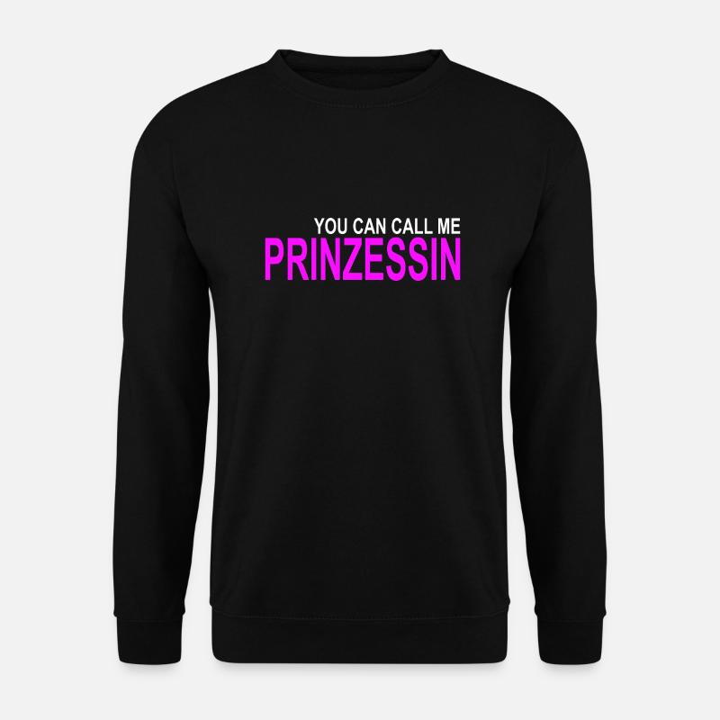 Appelez-moi Princesse - Sweat-shirt Unisexe - noir