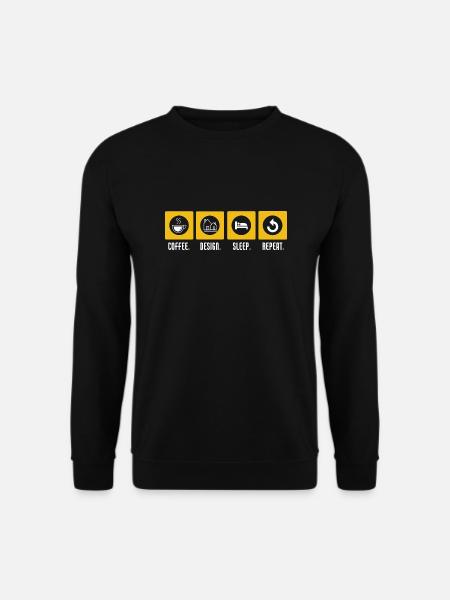 Architect Art Architecture Designer - Unisex Sweatshirt - black