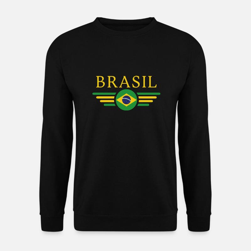 Brasilien - Unisex Pullover - Schwarz