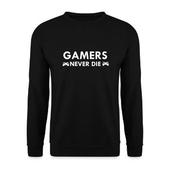 Jeu PC de jeu - Sweat-shirt Unisexe - noir - Devant - Alina (178cm) & Michal (187cm)