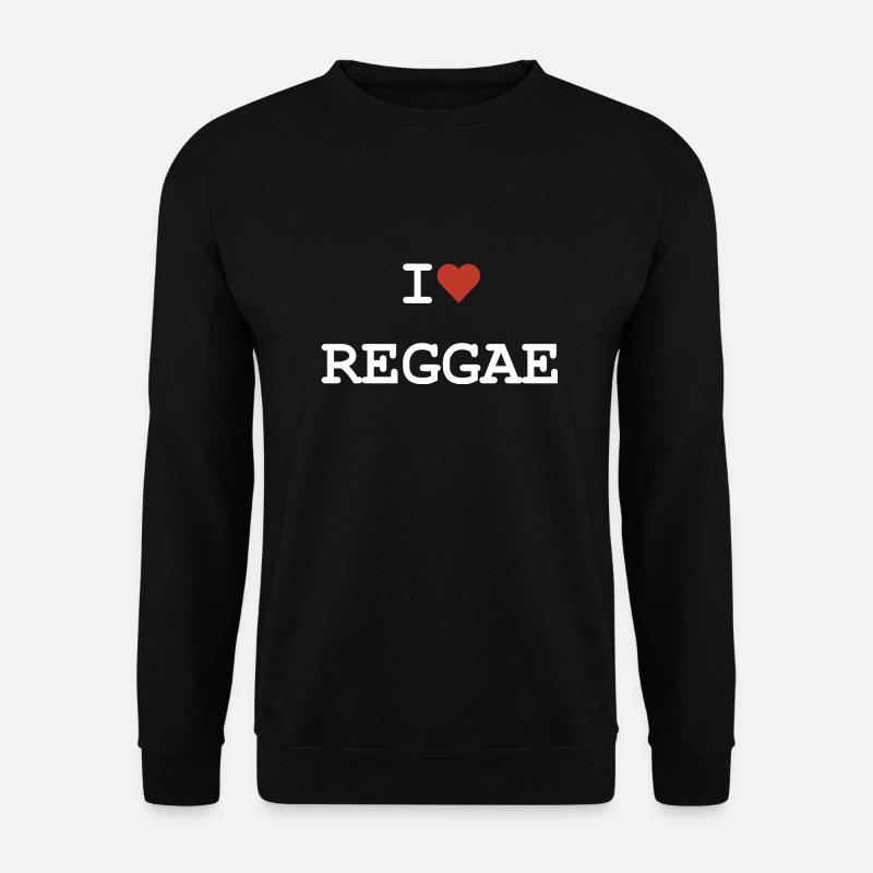 I love Reggae - Kreyol Sat - Sweat-shirt Unisexe - noir