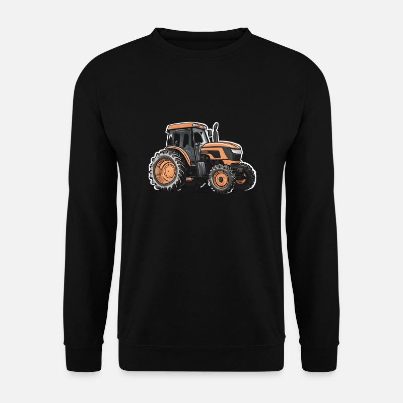 Einzelner Traktor - Unisex Pullover - Schwarz
