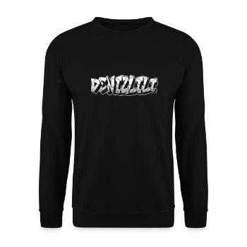 Denizlili - Unisex Sweatshirt - black - Front - Alina (178cm) & Michal (187cm)