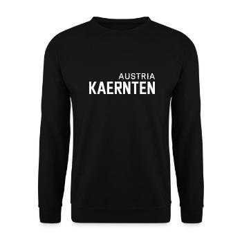 Austria Carinthia Austria Austria - Unisex Sweatshirt - black - Front - Alina (178cm) & Michal (187cm)