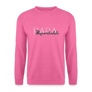 Papa Superheld - Unisex Pullover - Pink - Vorne