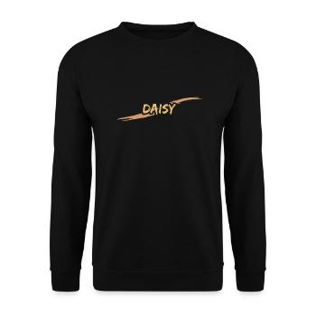 Daisy Daisy - Unisex Sweatshirt - black - Front - Alina (178cm) & Michal (187cm)