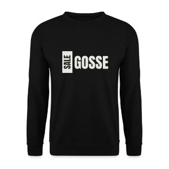 Dirty kid - Unisex Sweatshirt - black - Front - Alina (178cm) & Michal (187cm)