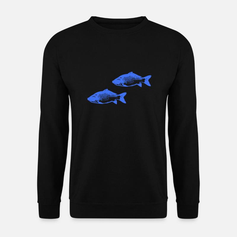 Fische - Unisex Pullover - Schwarz