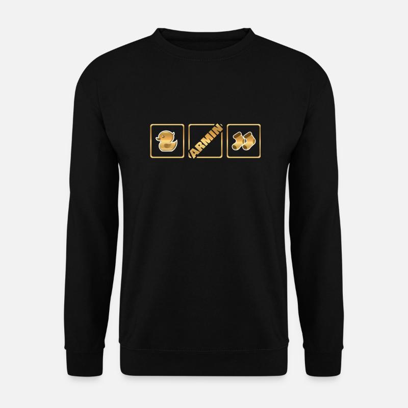 Geburt Armin - Unisex Pullover - Schwarz
