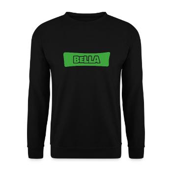 Cadeau pour Bella - Sweat-shirt Unisexe - noir - Devant - Alina (178cm) & Michal (187cm)
