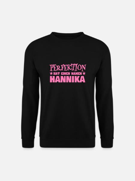 Woman's name Hannika - Unisex Sweatshirt - black