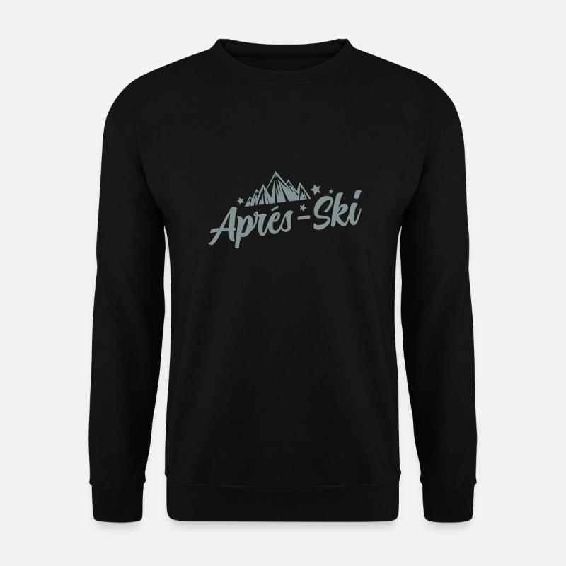 apres ski - Unisex Pullover - Schwarz