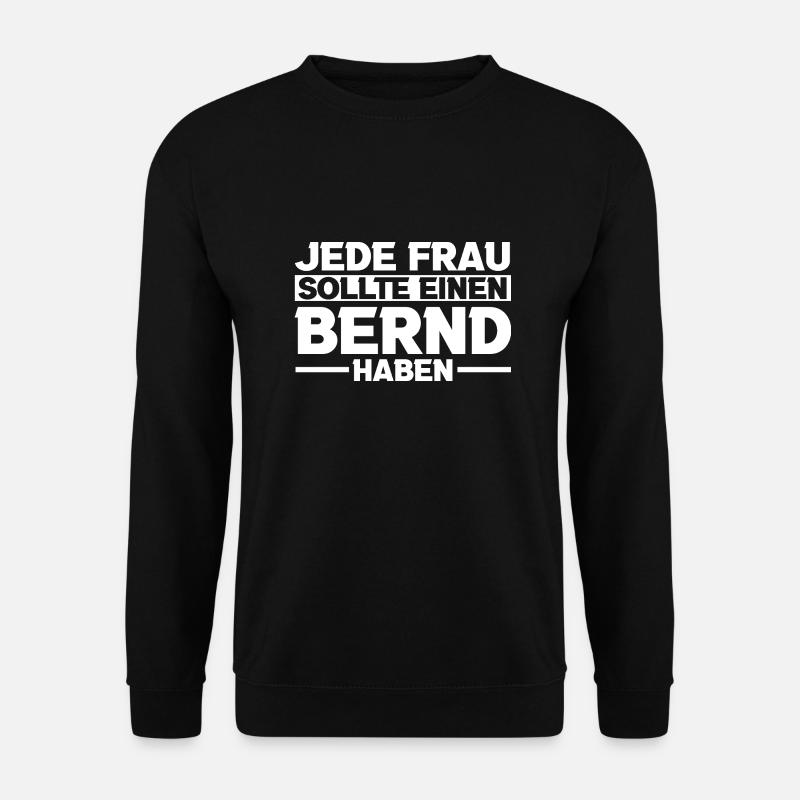Bernd - Unisex Pullover - Schwarz