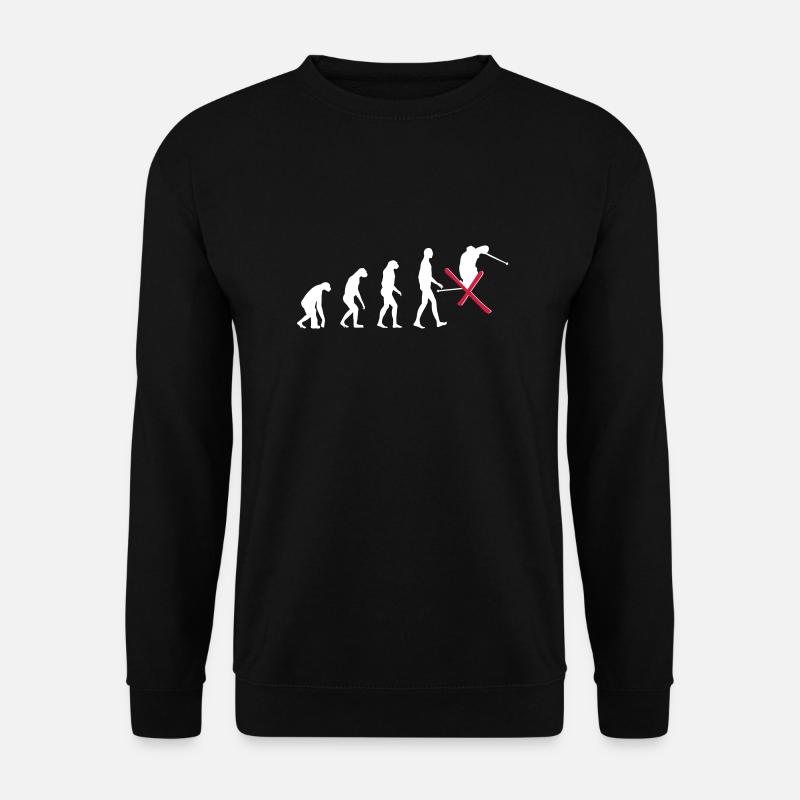 Evolution Ski - Unisex Pullover - Schwarz