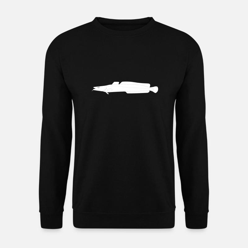 Leng_vollformat_weiss - Unisex Pullover - Schwarz