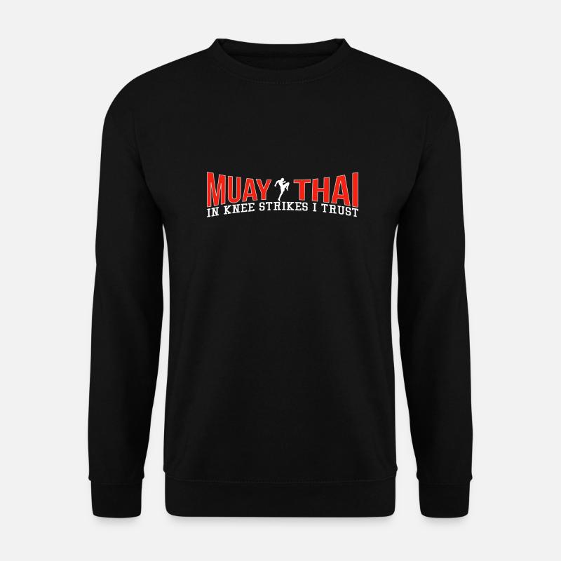 MUAY THAI - Unisex Pullover - Schwarz