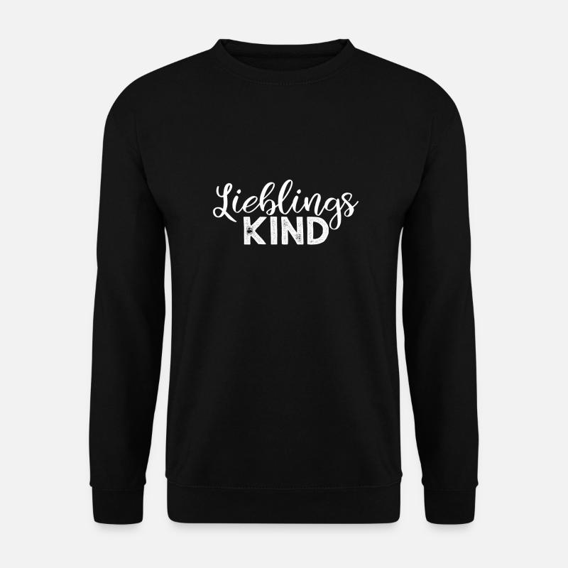Lieblingskind - weiß - Unisex Pullover - Schwarz