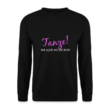 Dance! Especially from the series - Unisex Sweatshirt - black - Front - Alina (178cm) & Michal (187cm)