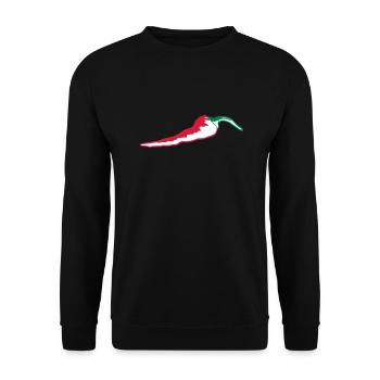 Chillie - Unisex Pullover - Schwarz - Vorne - Alina (178cm) & Michal (187cm)
