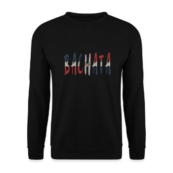 BACHATA RD - Unisex Sweatshirt - black - Front - Alina (178cm) & Michal (187cm)