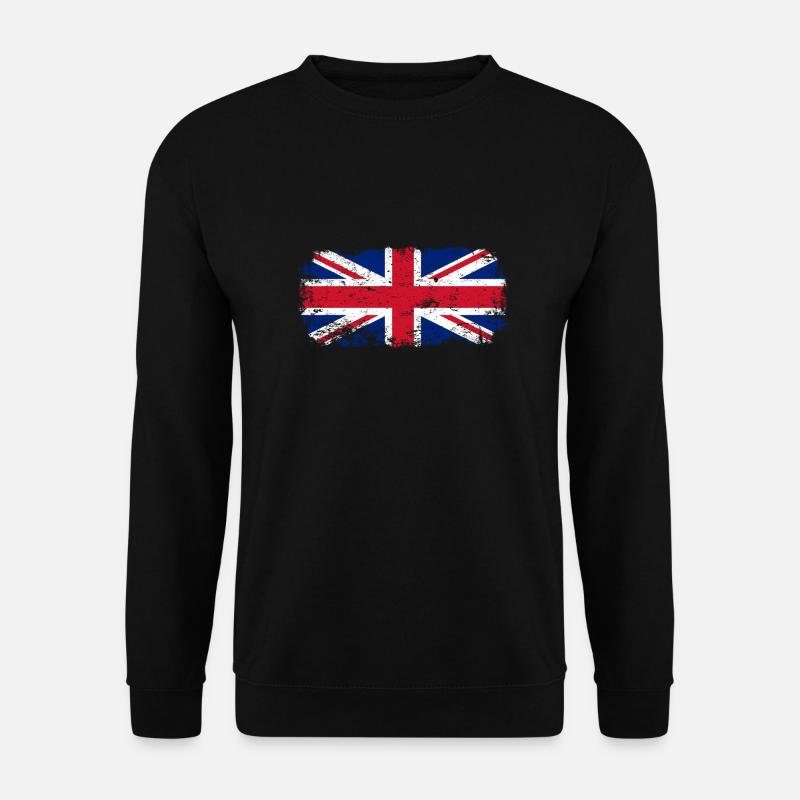 Großbritannien Flagge - Unisex Pullover - Schwarz