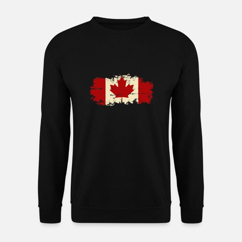 Canada Canadian Flag,Background Celebration Art - Unisex Sweatshirt - black
